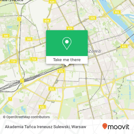 Akademia Tańca Ireneusz Sulewski, 02-018 Warszawa map