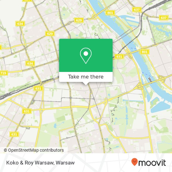 Koko & Roy Warsaw, ulica Wilcza 43 00-678 Warszawa map