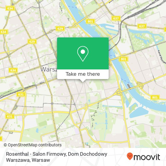 Rosenthal - Salon Firmowy, Dom Dochodowy Warszawa map