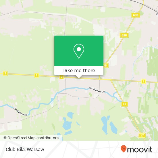 Club Bila map