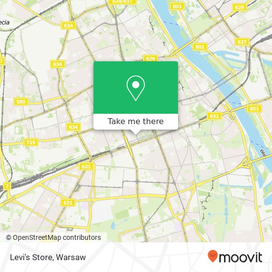 Levi's Store, ulica Zlota 59 00-120 Warszawa map