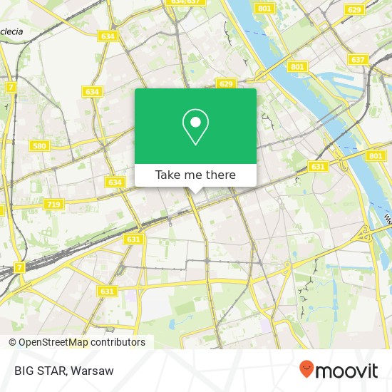 BIG STAR, ulica Zlota 59 00-120 Warszawa map