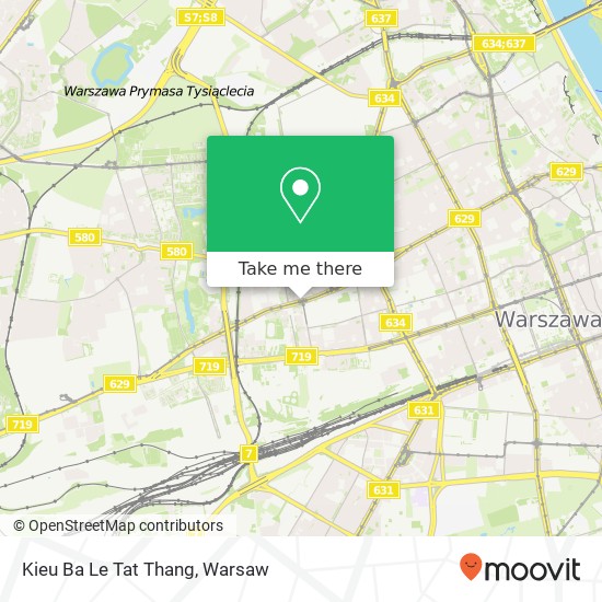 Карта Kieu Ba Le Tat Thang, ulica Wolska 50 01-187 Warszawa