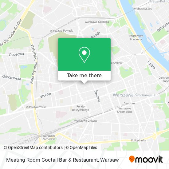 Meating Room Coctail Bar & Restaurant map