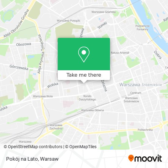 Pokój na Lato map