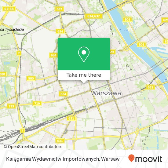 Księgarnia Wydawnictw Importowanych map