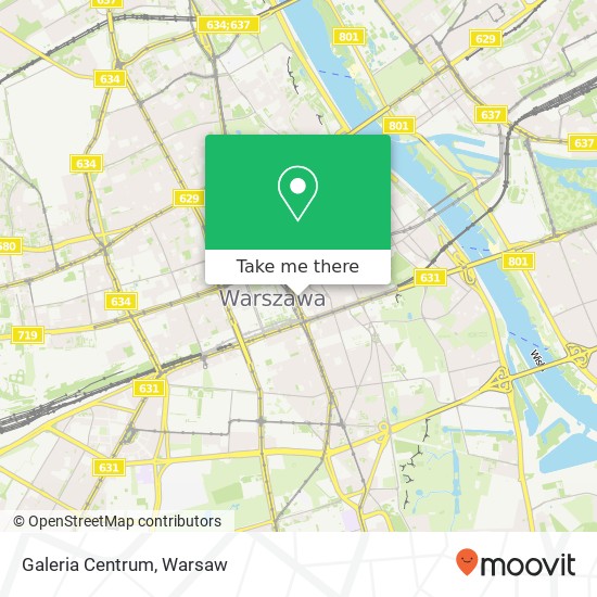 Galeria Centrum map