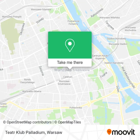 Teatr Klub Palladium map