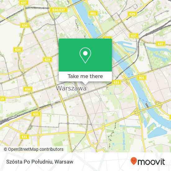 Szósta Po Południu, ulica Szpitalna 5 00-020 Warszawa map