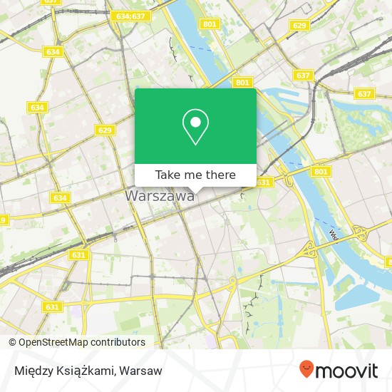 Między Książkami, ulica Bracka 25 00-028 Warszawa map