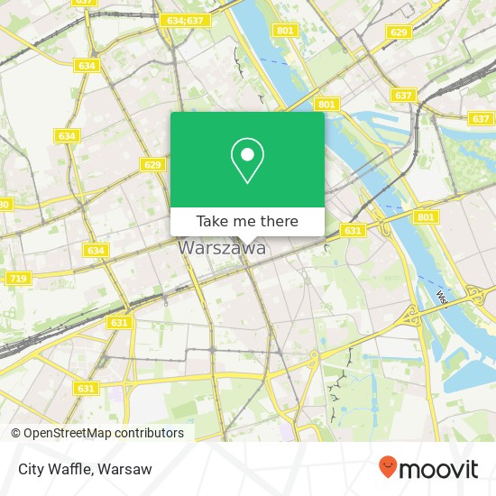 City Waffle, ulica Chmielna 36 00-020 Warszawa map