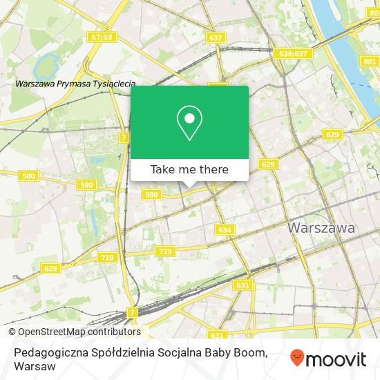 Pedagogiczna Spółdzielnia Socjalna Baby Boom, ulica Leszno 32 01-199 Warszawa map