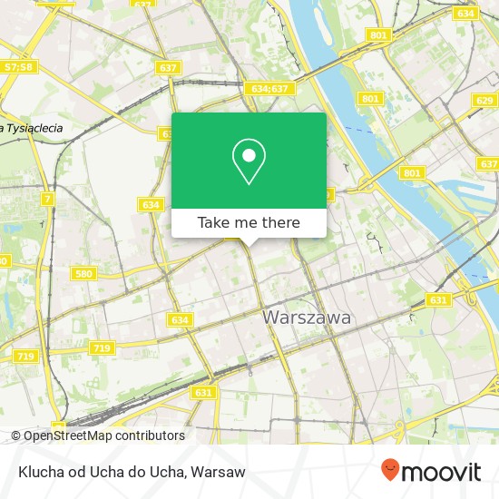 Klucha od Ucha do Ucha, aleja Jana Pawla II 00-141 Warszawa map