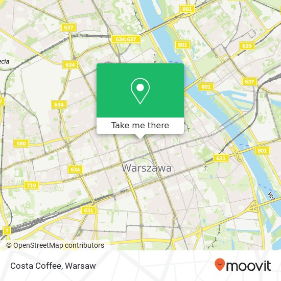 Costa Coffee, ulica Krolewska 16 00-103 Warszawa map