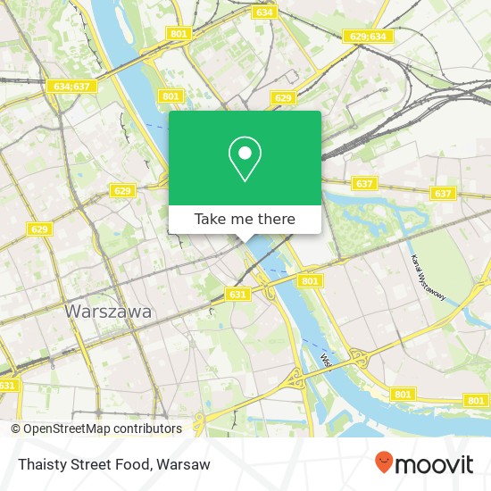 Thaisty Street Food, bulwar B. Grzymaly-Siedleckiego 00-351 Warszawa map