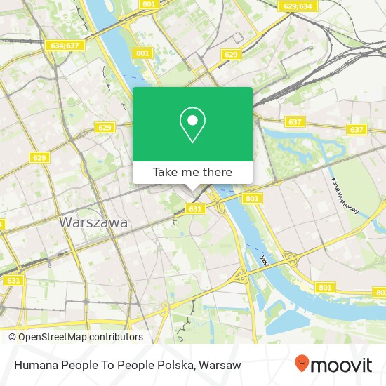 Humana People To People Polska, ulica Dobra 4 00-388 Warszawa map