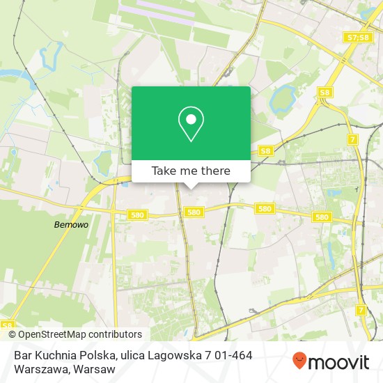 Bar Kuchnia Polska, ulica Lagowska 7 01-464 Warszawa map