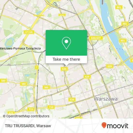 TRU TRUSSARDI, 01-042 Warszawa map