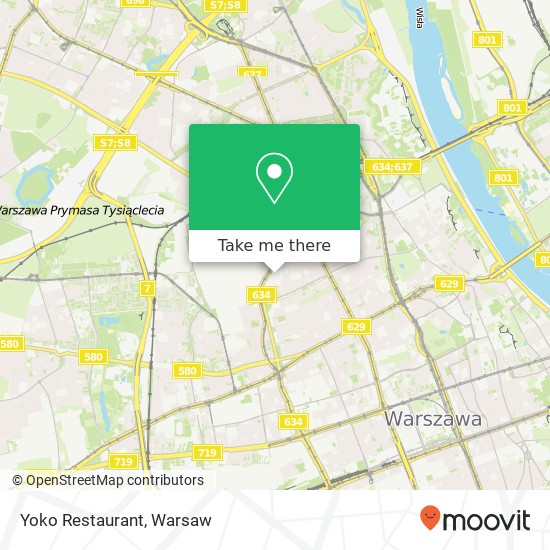 Yoko Restaurant, ulica Okopowa 58 / 72 01-042 Warszawa map