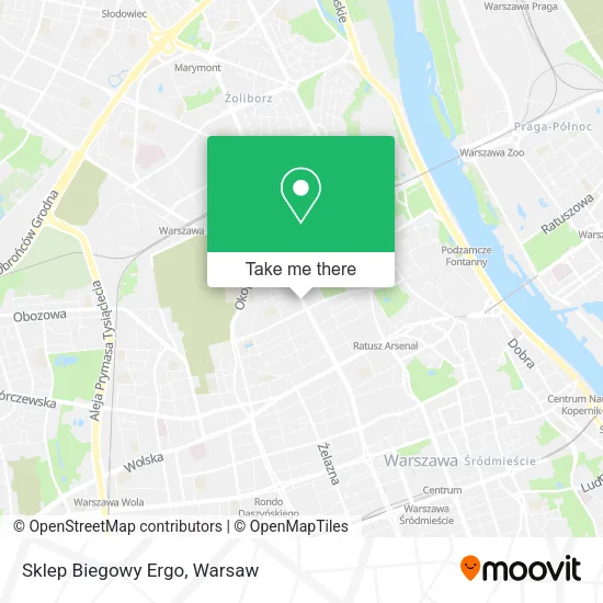 Sklep Biegowy Ergo map