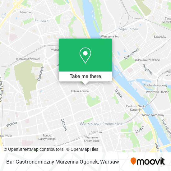 Bar Gastronomiczny Marzenna Ogonek map