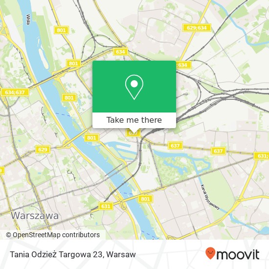 Tania Odzież Targowa 23, ulica Targowa 23 03-728 Warszawa map