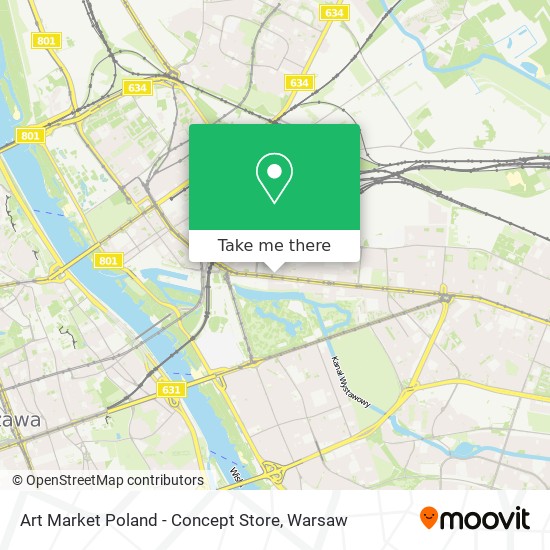 Art Market Poland - Concept Store map