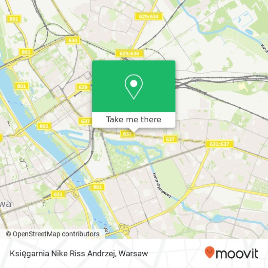 Księgarnia Nike Riss Andrzej map