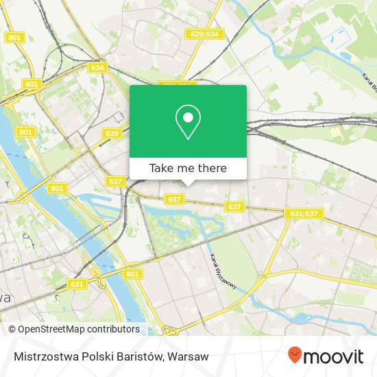 Mistrzostwa Polski Baristów map