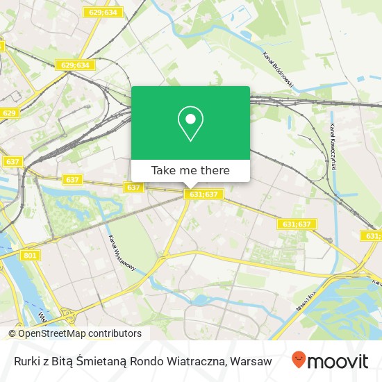 Карта Rurki z Bitą Śmietaną Rondo Wiatraczna, ulica Grochowska 210 / 212 04-357 Warszawa