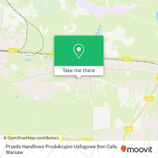 Przeds Handlowo Produkcyjno Usługowe Bon Cafe, ulica Juliana Ursyna Niemcewicza 32 05-075 Warszawa map