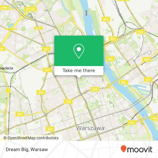 Dream Big, 00-202 Warszawa map