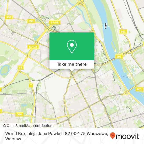 World Box, aleja Jana Pawla II 82 00-175 Warszawa map