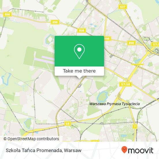 Szkoła Tańca Promenada, ulica Stanislawa Rostworowskiego 32 01-494 Warszawa map