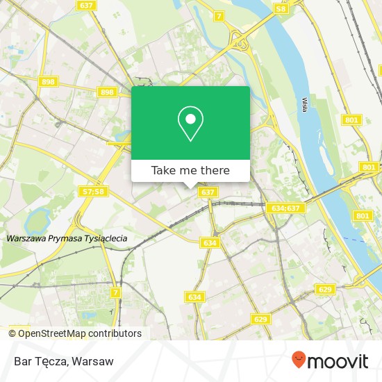 Bar Tęcza, ulica Ludwika Rydygiera 8 01-793 Warszawa map