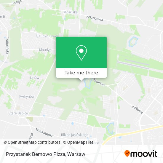 Карта Przystanek Bemowo Pizza