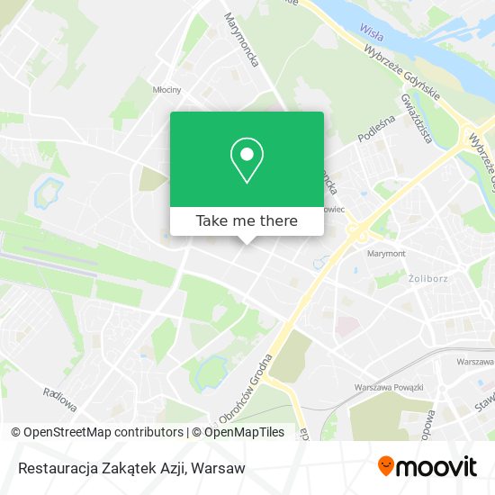 Restauracja Zakątek Azji map