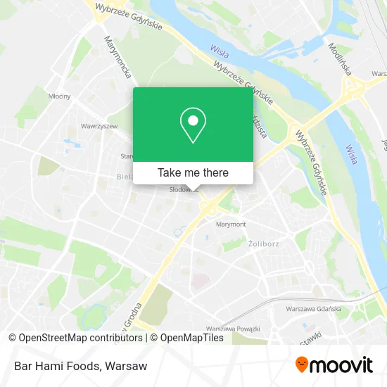 Bar Hami Foods map