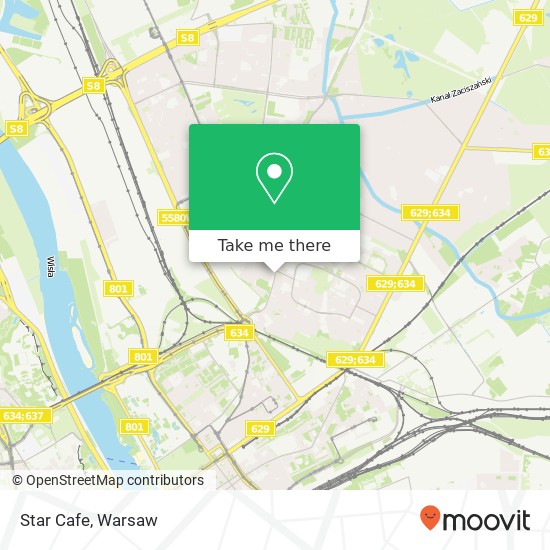 Star Cafe, ulica sw. Wincentego 54 03-531 Warszawa map