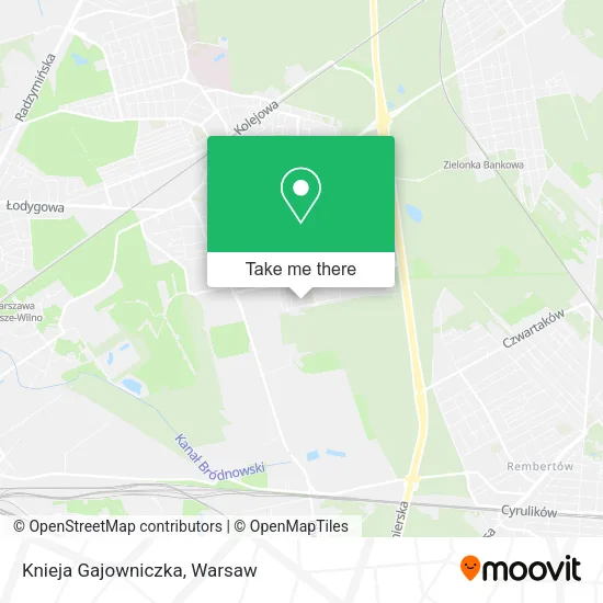 Карта Knieja Gajowniczka