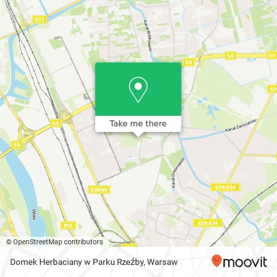 Карта Domek Herbaciany w Parku Rzeźby, 03-242 Warszawa