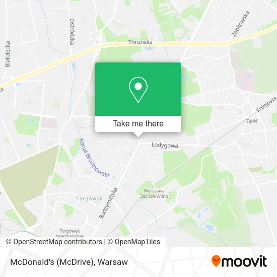McDonald's (McDrive) map