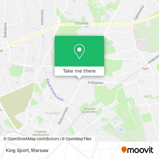 King Sport map