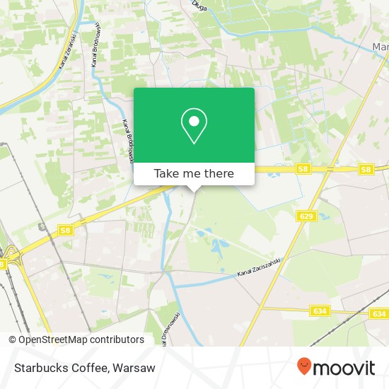 Starbucks Coffee, ulica Glebocka 15 03-287 Warszawa map