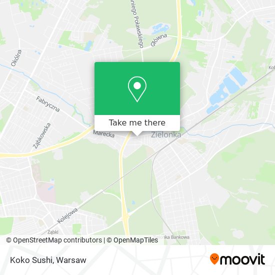 Koko Sushi map