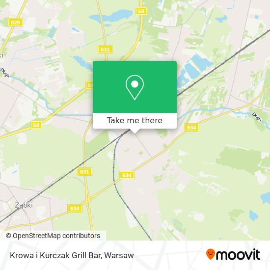 Krowa i Kurczak Grill Bar map