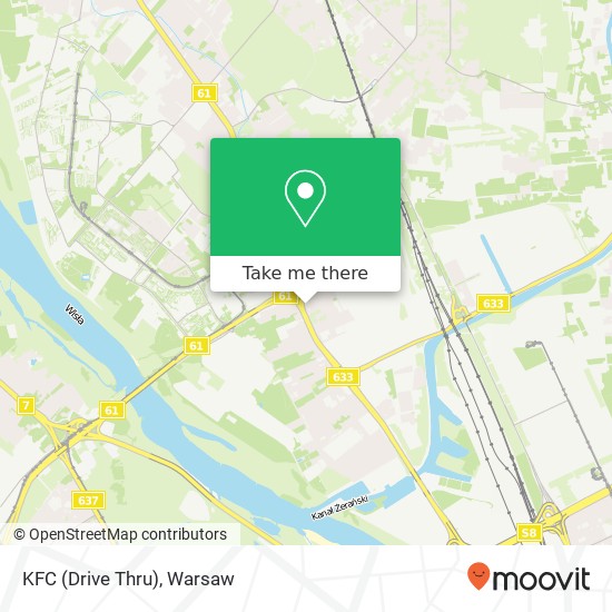 KFC (Drive Thru), ulica Modlinska 144 03-170 Warszawa map