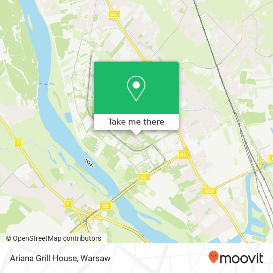 Ariana Grill House, ulica Mysliborska 98D 03-185 Warszawa map