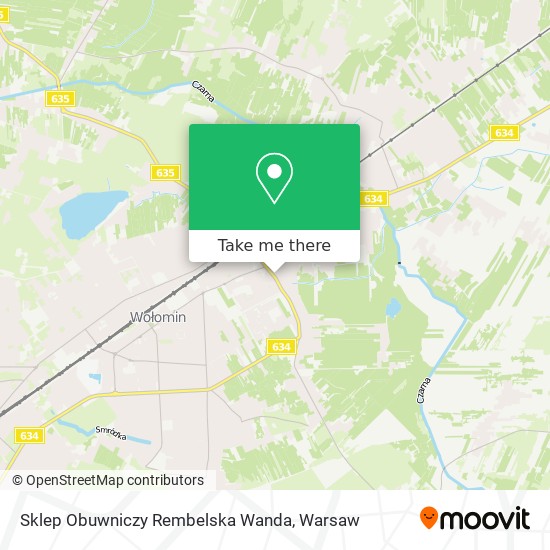 Sklep Obuwniczy Rembelska Wanda map