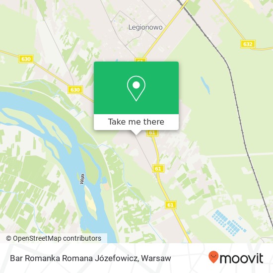 Bar Romanka Romana Józefowicz map